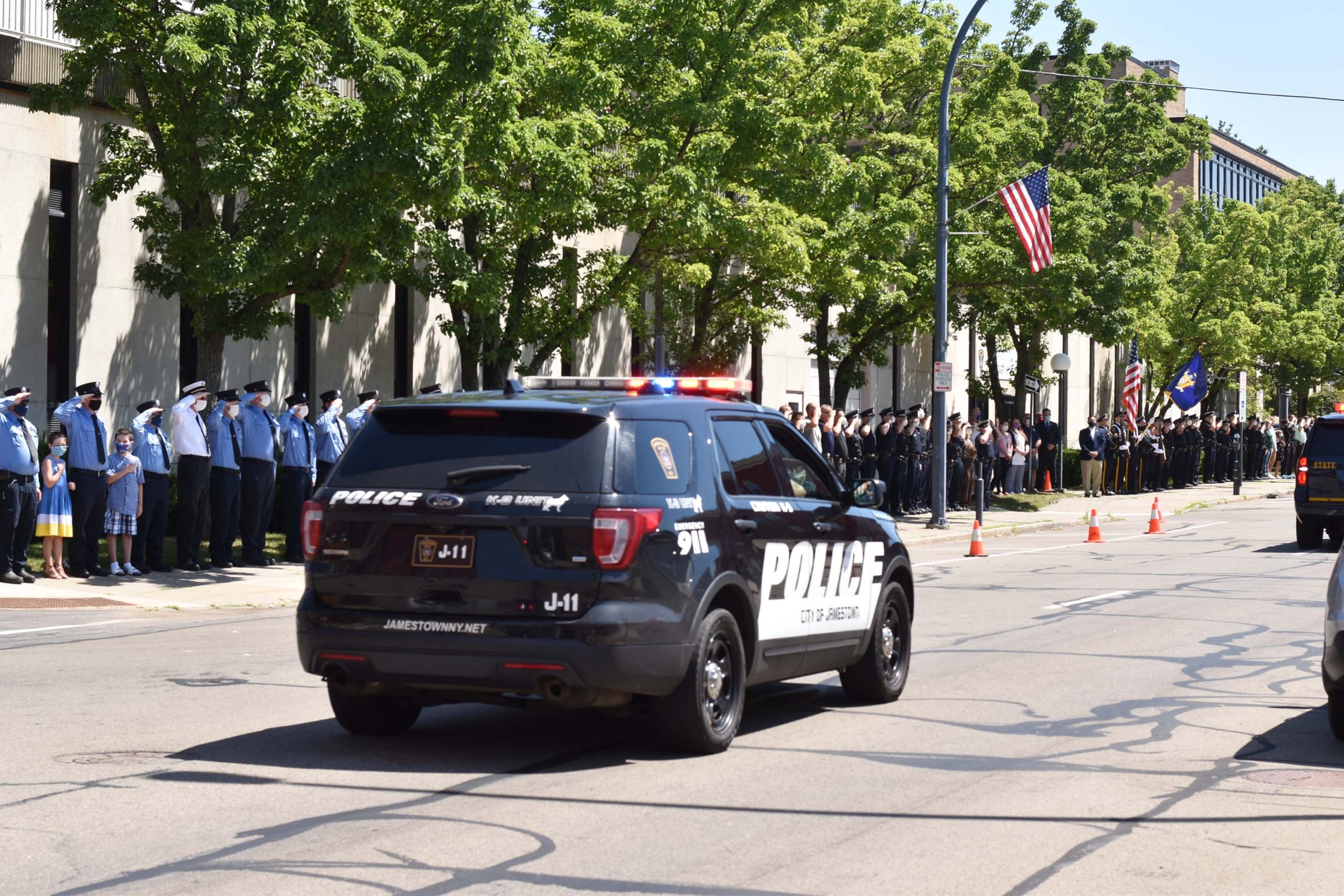 Promber Police, officials pay tribute to K-9 Promber in procession | News ...